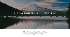 Desktop Screenshot of clayrowell.com