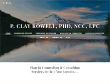 Tablet Screenshot of clayrowell.com